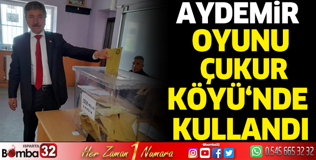 Aydemir oyunu Çukur Köyü'nde kullandı