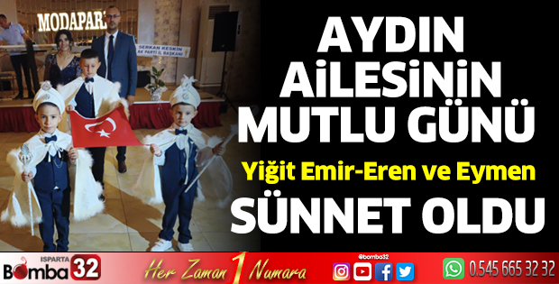 Aydın Ailesinin mutlu günü