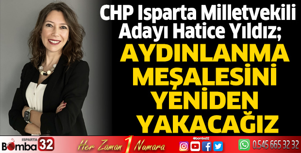 Aydınlanma meşalesini yeniden yakacağız