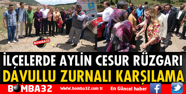 AYLİN CESUR DAVULLU ZURNALI KARŞILANDI