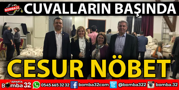 AYLİN CESUR NÖBETTE