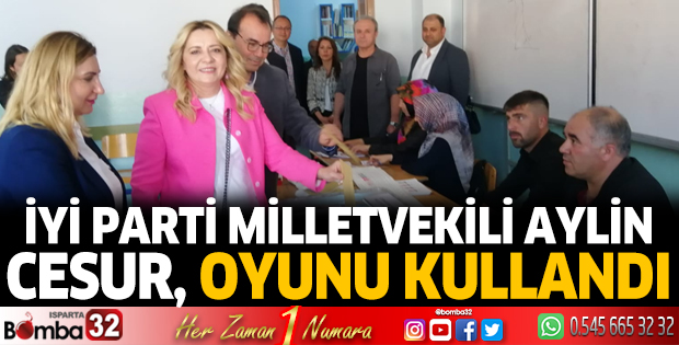 Aylin Cesur oyunu kullandı