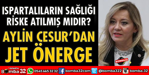 AYLİN CESUR’DAN JET ÖNERGE