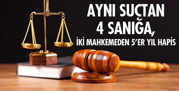 AYNI CEZA İKİ KEZ VERİLDİ