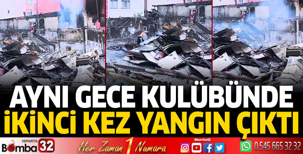 Aynı gece kulübünde ikinci kez yangın çıktı