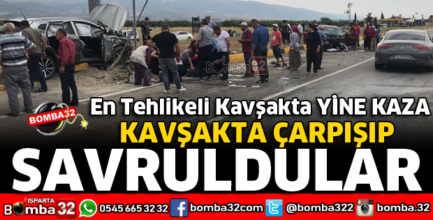 AYNI KAVŞAKTA YİNE KORKUNÇ KAZA