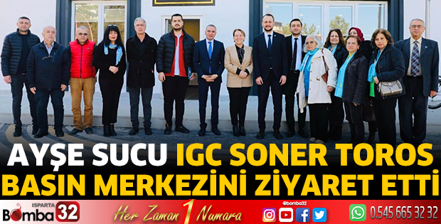 Ayşe Sucu IGC Soner Toros Basın Merkezini ziyaret etti 