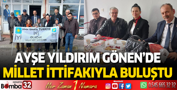Ayşe Yıldırım Gönen'de