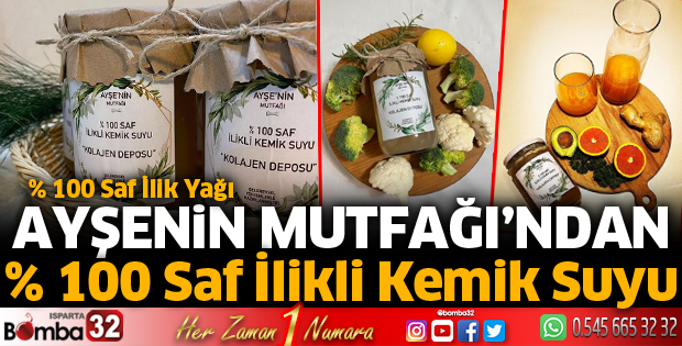 Ayşe'nin Mutfağı'ndan yüzde yüz saf ilikli kemik suyu ve ilik yağı