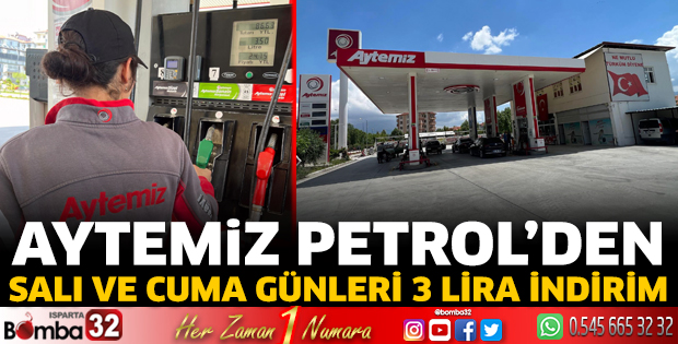 Aytemiz Petrol’den 3 lira indirim