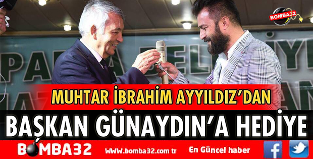AKYILDIZ’DAN BAŞKANA HEDİYE
