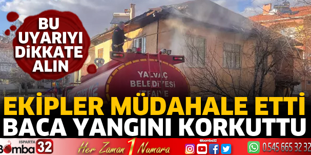 Baca yangını korkuttu 