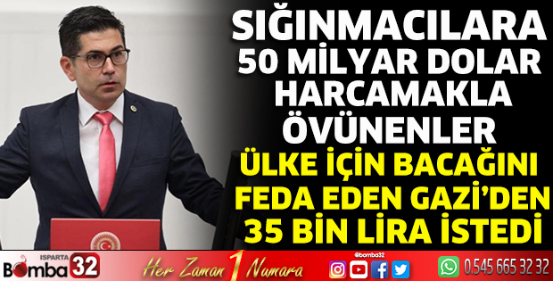 Bacağını kaybeden gaziye ödenen tazminat geri istendi 