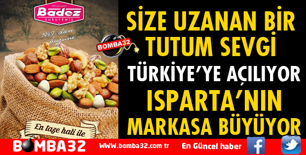BADEZ KURUYEMİŞ TÜRKİYE'YE AÇILIYOR