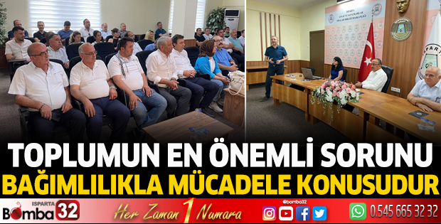 Bağımlılıkla mücadele hepimizin görevidir
