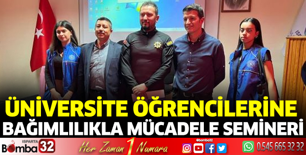 Bağımlılıkla mücadele semineri