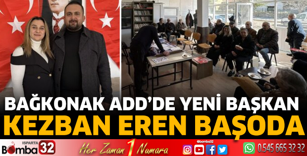Bağkonak ADD’de yeni başkan Kezban Eren Başoda