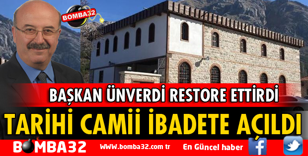 BAHÇE CAMİİ RESTORE EDİLDİ