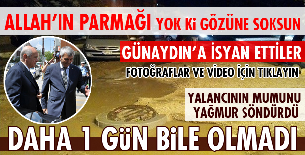 BAHÇELİ GÜNAYDIN’I TEBRİK ETMİŞTİ AMA...