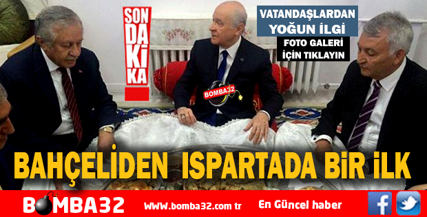 BAHÇELİ’DEN BİR İLK 