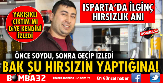 BAK ŞU HIRSIZIN YAPTIĞINA!