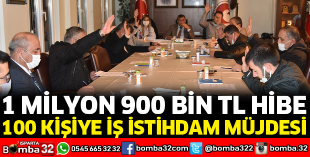 BAKA'DAN 1 MİLYON 900 BİN TL'LİK PROJE HİBESİ