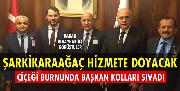 BAKAN ALBAYRAK İLE GÖRÜŞTÜ