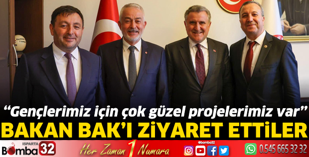 Bakan Bak'ı ziyaret ettiler