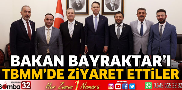 Bakan Bayraktar'ı ziyaret ettiler