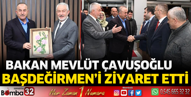 Bakan Çavuşoğlu'ndan Başdeğirmen'e ziyaret