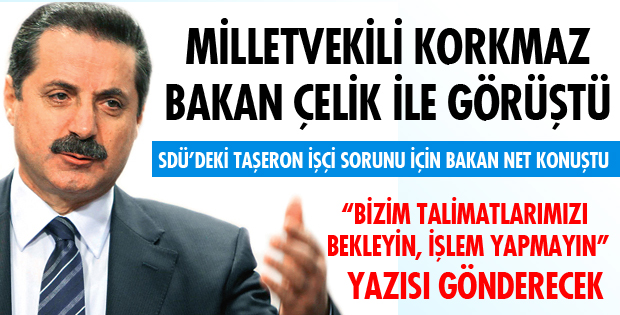 BAKAN ÇELİK ÇOK SERT AÇIKLAMA YAPTI