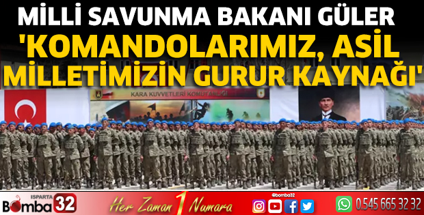 Bakan Güler Isparta'daki törene katıldı