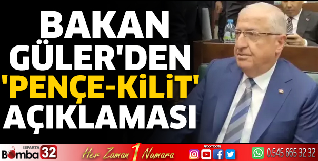 Bakan Güler'den 'Pençe-Kilit' açıklaması