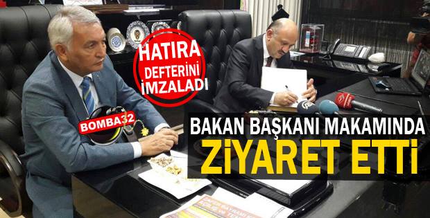 BAKAN IŞIK ISPARTA BELEDİYESİNDE