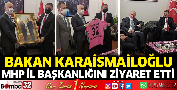Bakan Karaismailoğlu MHP'yi ziyaret etti