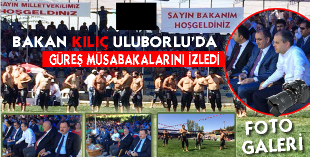 İŞTE ULUBORLU'DAKİ GÜREŞ MÜSABAKALARINDAN GÖRÜNTÜLER