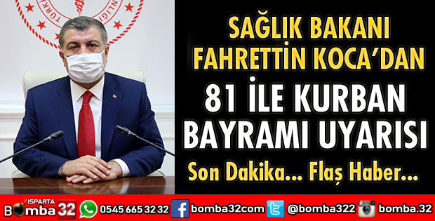 BAKAN KOCA'DAN BAYRAM UYARISI