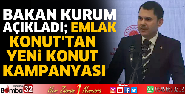 Bakan Kurum açıkladı; Emlak Konut'tan yeni konut kampanyası