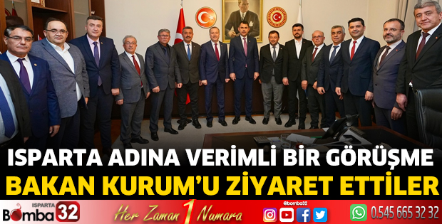 Bakan Kurum'u ziyaret ettiler