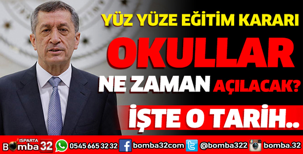BAKAN SELÇUK'TAN SON DAKİKA OKULLAR NE ZAMAN AÇILACAK İŞTE O TARİH