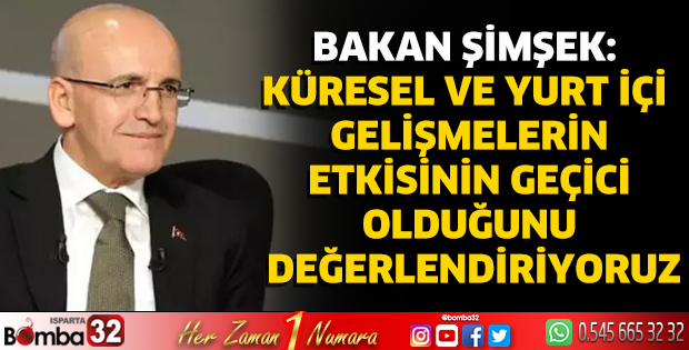 Bakan Şimşek'ten açıklamalar