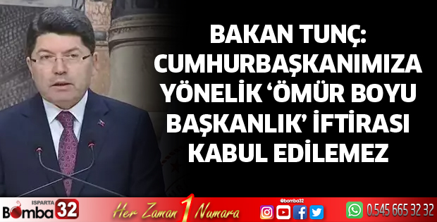 Bakan Tunç'tan önemli açıklamalar