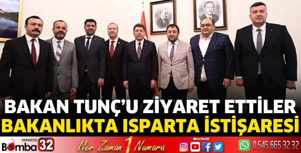 Bakan Tunç'u ziyaret ettiler