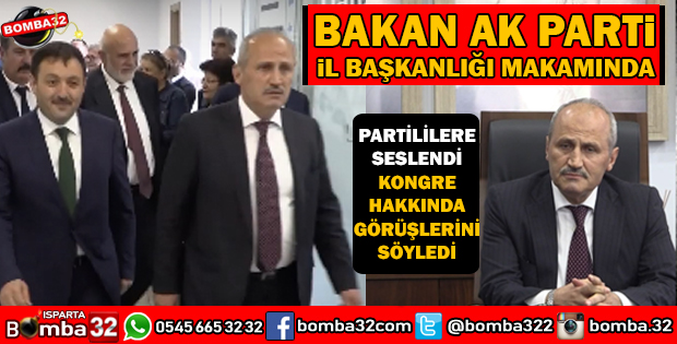 BAKAN TURHAN AK PARTİ’DE