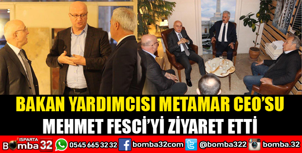 BAKAN YARDIMCISI ERDİL MEHMET FESCİ'Yİ ZİYARET ETTİ 