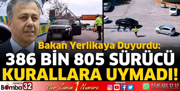 Bakan Yerlikaya duyurdu