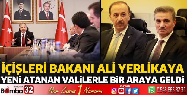 Bakan Yerlikaya yeni atanan valilerle bir araya geldi