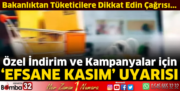 Bakanlıktan Efsane Kasım uyarısı
