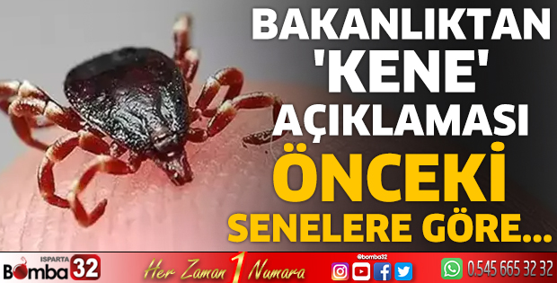 Bakanlıktan 'kene' açıklaması