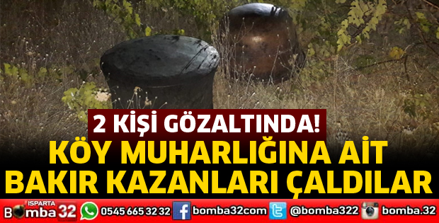 BAKIR KAZAN HIRSIZLARI YAKALANDI